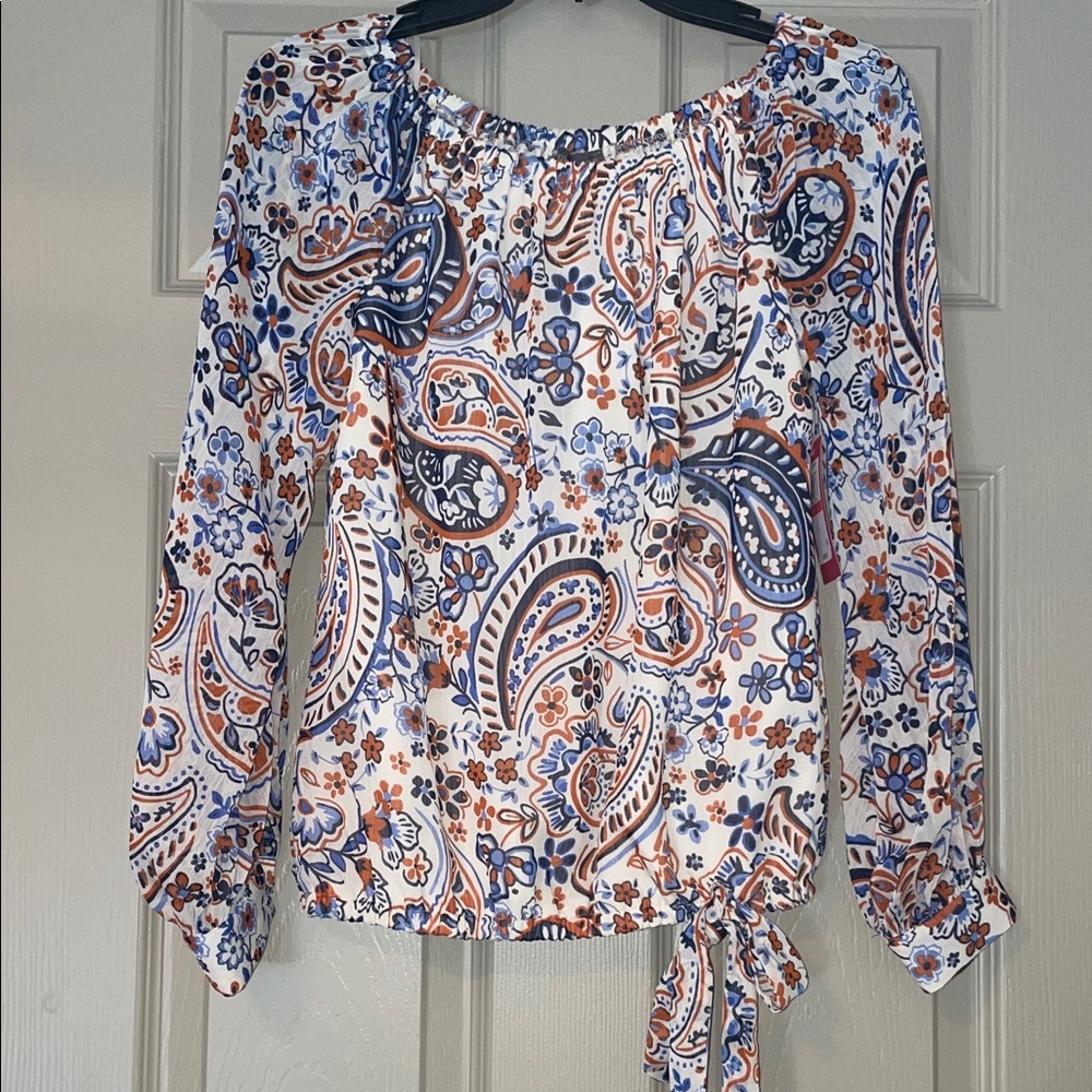 XSmall NWT Vince Camuto Off Shoulder Blouse